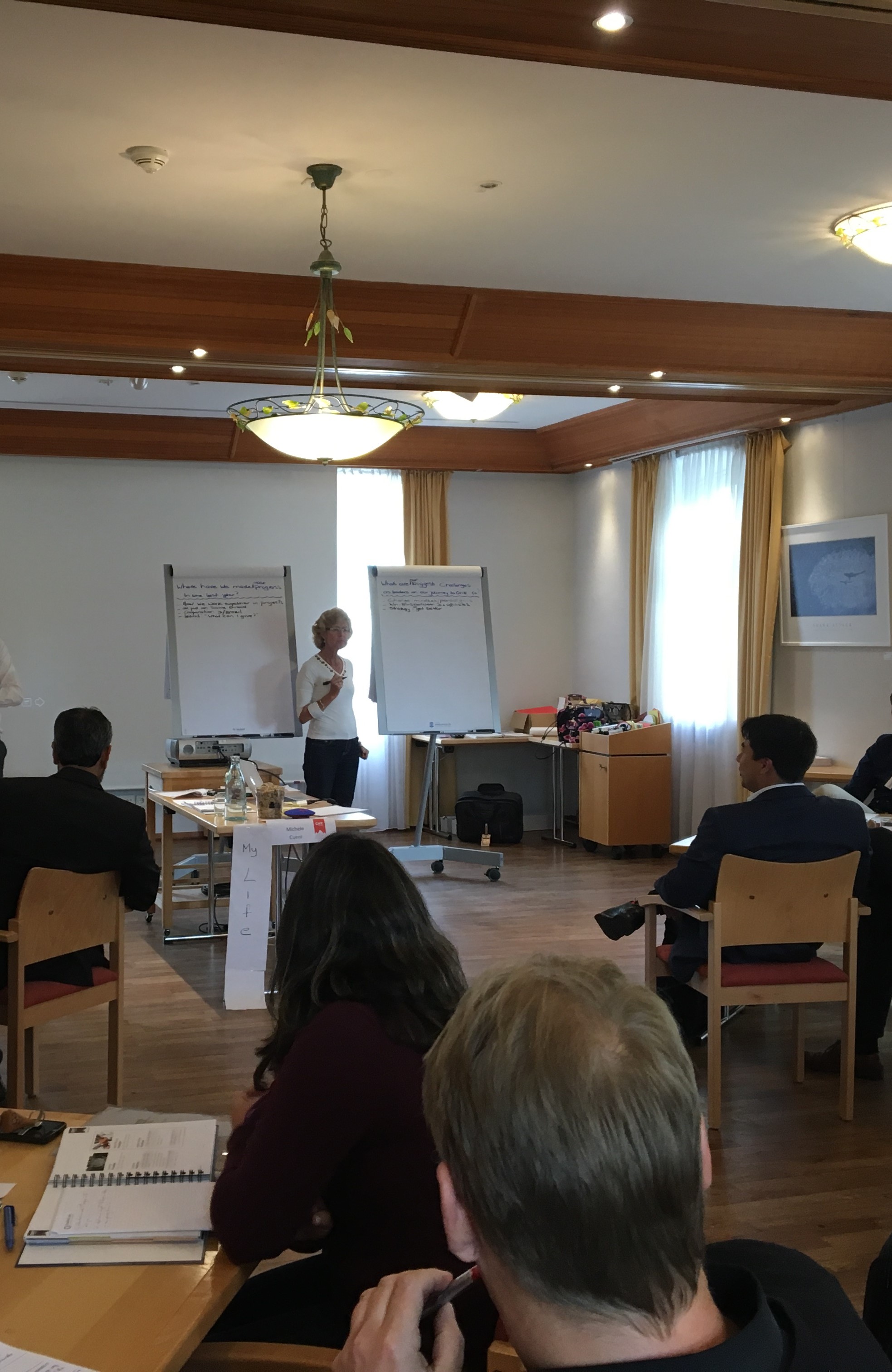 Michele Cueni facilitating an in-house seminar